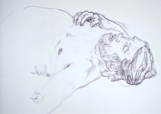 Figure Drawing, Ink, 2011